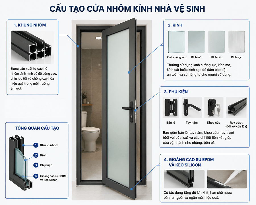 Tổng quan về cửa nhôm kính